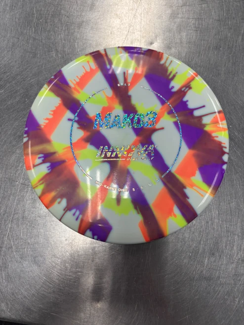 Vist Large View of Product Image Which is Used Innova NEW MAKO 3 STAR TYE DIE MID Disc Golf Mid Range None