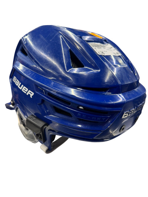 Vist Large View of Product Image Which is Used Bauer REAKT 150 Hockey Helmet Only Royal Blue MD