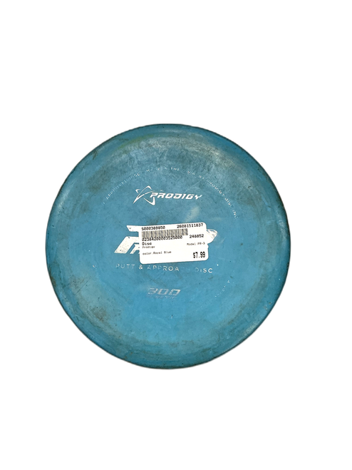 Vist Large View of Product Image Which is Used Prodigy PR-3 Disc Golf Putter Royal Blue