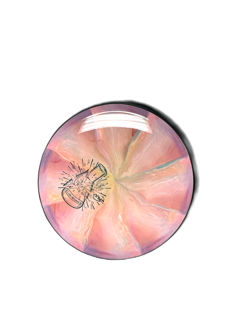 Vist Large View of Product Image Which is Used LAB Disc Golf Driver Pink