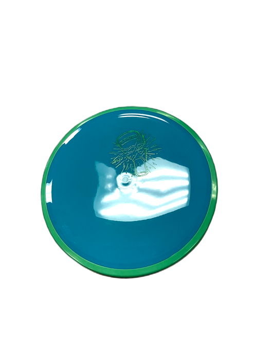 Vist Large View of Product Image Which is Used LAB Disc Golf Driver Carolina Blue