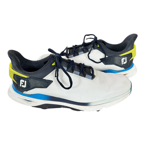 Vist Large View of Product Image Which is Used Foot Joy Mens Golf Shoes White Senior 11.5