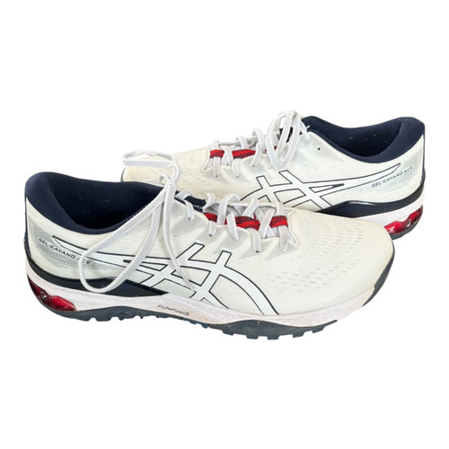 Vist Large View of Product Image Which is Used Asics Mens Golf Shoes White Senior 11.5