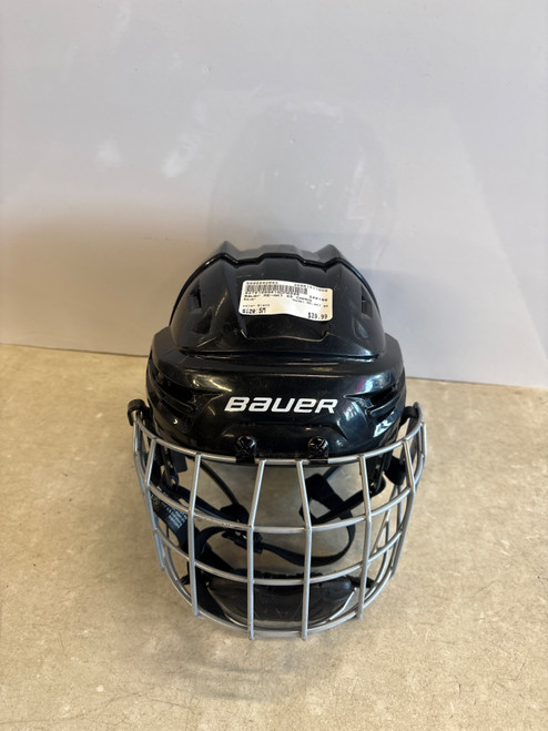 Vist Large View of Product Image Which is Used Bauer RE-AKT 65 Helmet Cage Combo Black SM