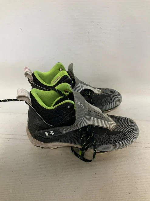 Vist Large View of Product Image Which is Used Under Armour Adult FB Cleats Black Senior 8