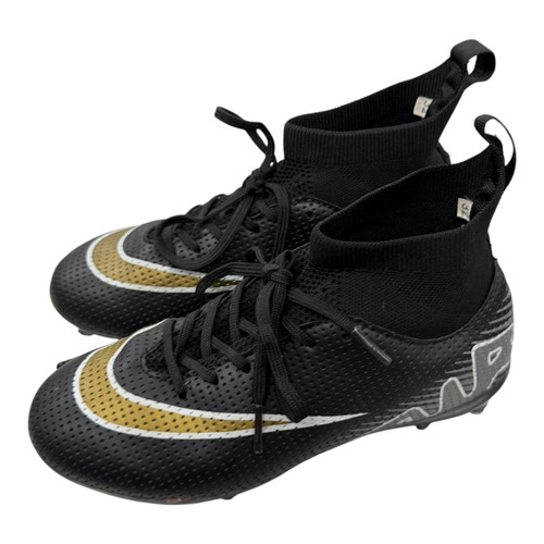 Vist Large View of Product Image Which is Used Soccer Cleats Black Junior 01.5