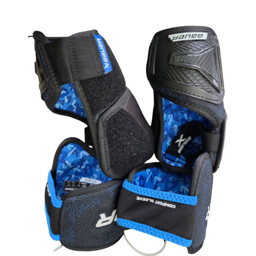 Vist Large View of Product Image Which is Used Bauer X ELBOW PADS INT LG Senior Elbow Pads LG