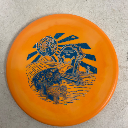 Vist Large View of Product Image Which is Used Lone Star Disc HORNY TOAD Disc Golf Putter Orange 176g