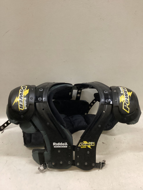Vist Large View of Product Image Which is Used Riddell POWER SURGE FB Shoulder Pads Black XL