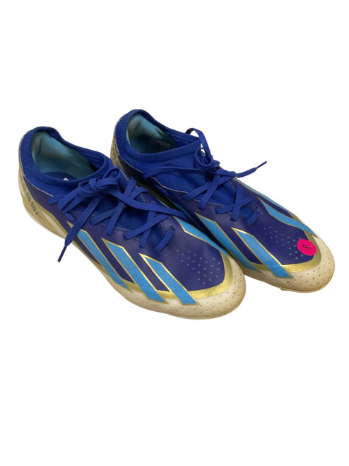 Vist Large View of Product Image Which is Used Adidas Soccer Cleats Royal Blue Senior 8