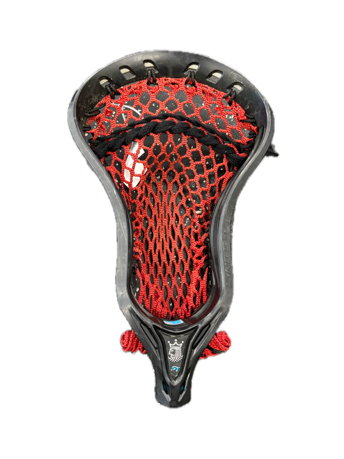Vist Large View of Product Image Which is Used Brine KING II ST Mens Lacrosse Head Black