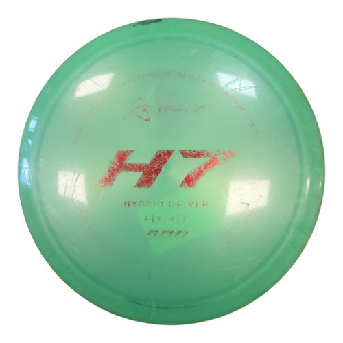 Vist Large View of Product Image Which is Used Prodigy 500 H7 Disc Golf Driver Green 177g