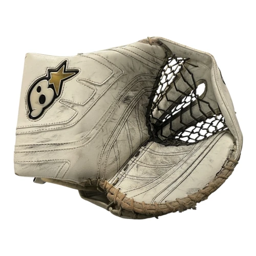 Vist Large View of Product Image Which is Used Brians GNETIK X Senior Goalie Catcher White