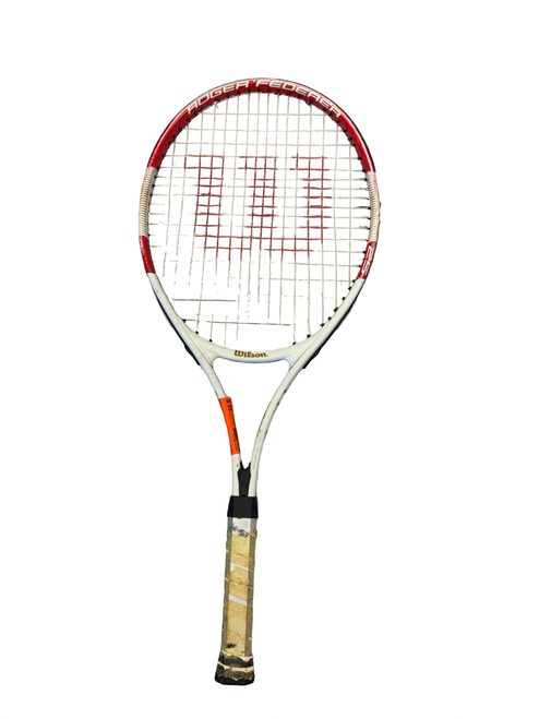 Vist Large View of Product Image Which is Used Wilson FEDERER 25 Adult Tennis Racquet White Unknown