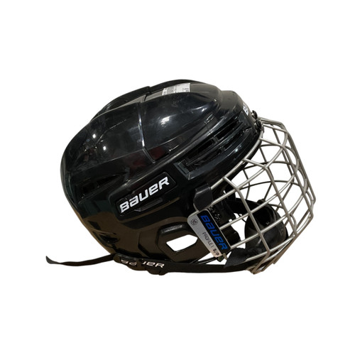 Vist Large View of Product Image Which is Used Bauer IMS 5.0 S Helmet Cage Combo Black SM