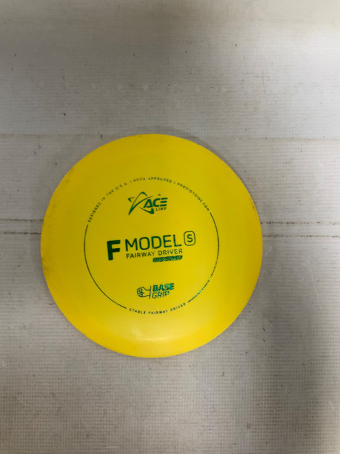 Vist Large View of Product Image Which is Used ACE LINE Disc Golf Driver Yellow 150g
