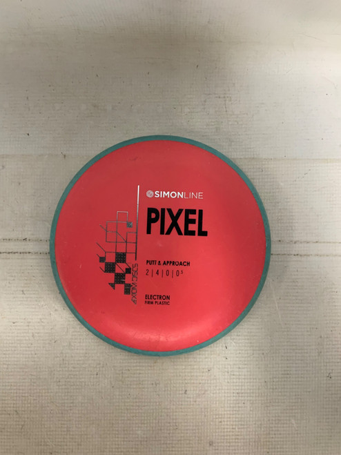 Vist Large View of Product Image Which is Used Axiom PIXEL ELECTRON FIRM Disc Golf Putter Pink 174g