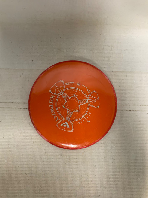 Vist Large View of Product Image Which is Used Axiom SOFT PROXY NEUTRON Disc Golf Putter Orange 174g