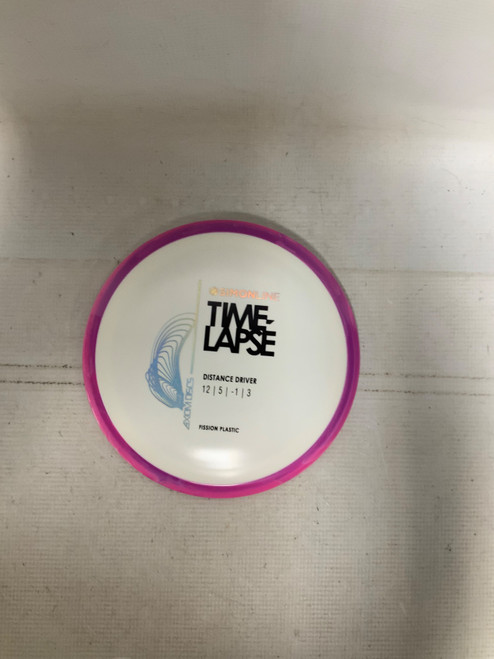Vist Large View of Product Image Which is Used Axiom TIME LAPSE SIMON LINE FISSON Disc Golf Driver White 162g