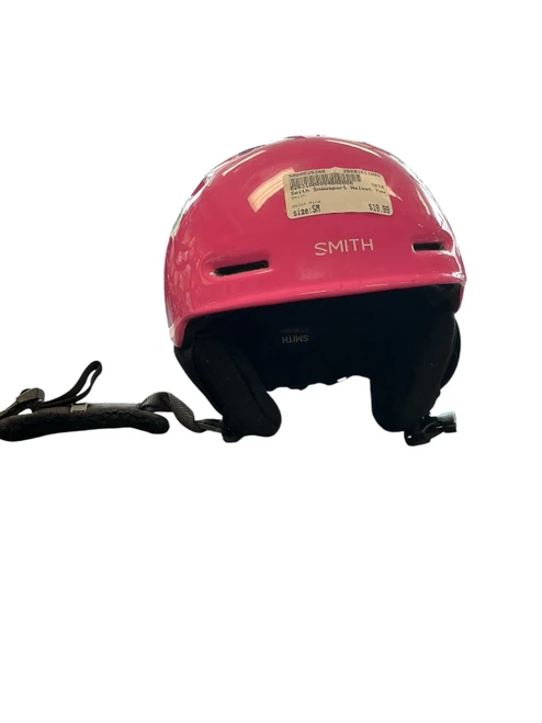 Vist Large View of Product Image Which is Used Smith Snowsport Helmet Youth Pink SM