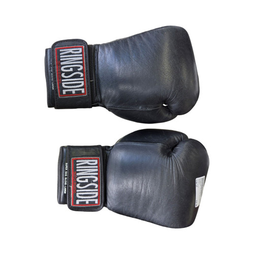 Vist Large View of Product Image Which is Used Ringside CONTENDER GLOVES Boxing Gloves Black MD