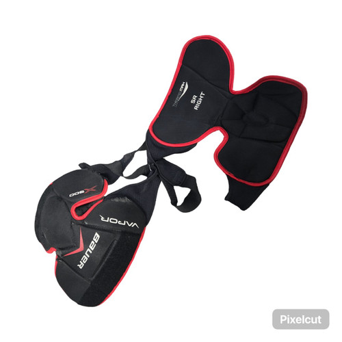 Vist Large View of Product Image Which is Used Bauer X900 KNEE PADS SR Goalie Accessory
