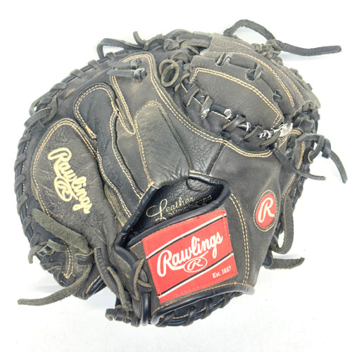 Vist Large View of Product Image Which is Used Rawlings RENEGADE BB/SB Catchers RH Throw Black 32 1/2"
