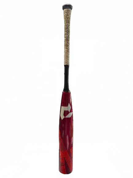 Vist Large View of Product Image Which is Used Demarini 2024 ZOA 30 IN - 5 BB/SB USSSA 2 3/4 Bat Maroon 30"