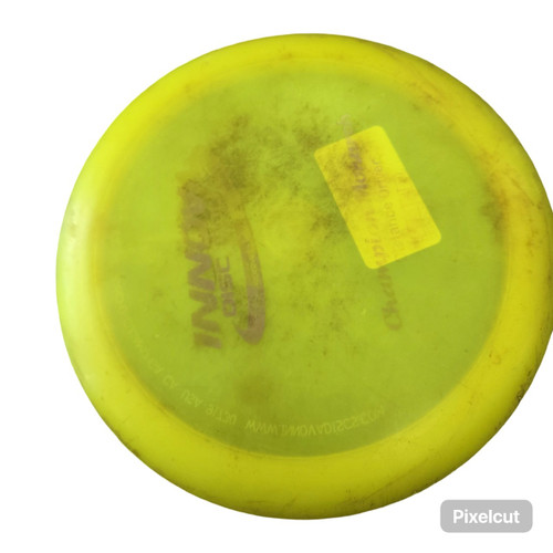 Vist Large View of Product Image Which is Used Innova CHAMPION MONARCH DRIVER Disc Golf Driver Yellow