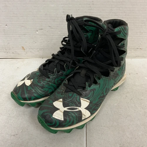 Vist Large View of Product Image Which is Used Under Armour Jr FB Cleats Black Junior 03.5