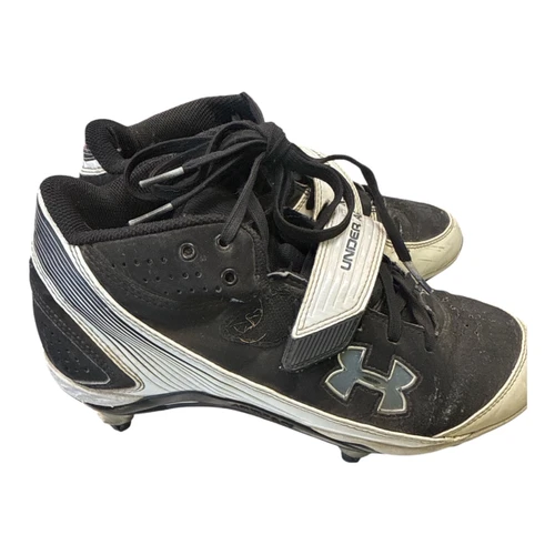 Vist Large View of Product Image Which is Used Under Armour ARMOURBOUND Adult FB Cleats Black And White Senior 7