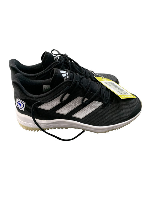 Vist Large View of Product Image Which is Used Adidas Mens Golf Shoes Black Senior 9