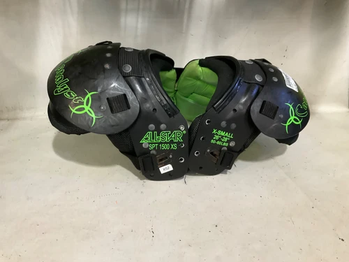 Vist Large View of Product Image Which is Used All-Star CATALYST SHLDR PADS FB Shoulder Pads Black XS