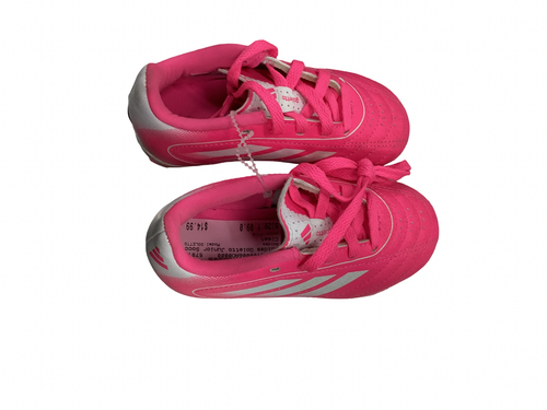 Vist Large View of Product Image Which is Used Adidas GOLETTO Soccer Cleats Pink Youth 09.0