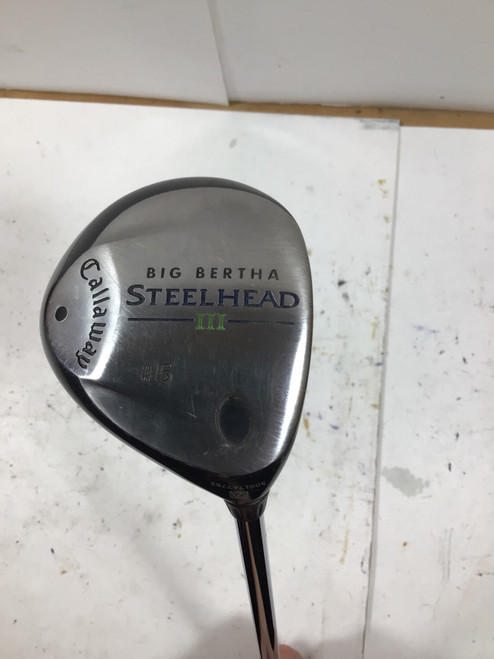 Vist Large View of Product Image Which is Used Callaway BIG BERTHA STEELHEAD III Mens Fairway Wood RH 5 Wood