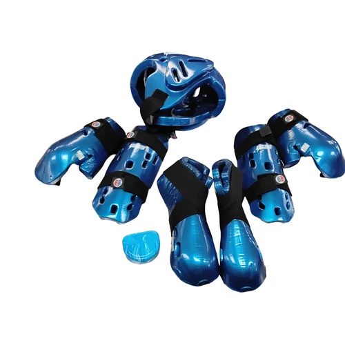 Vist Large View of Product Image Which is Used Martial Arts Head Gear Navy Blue LG