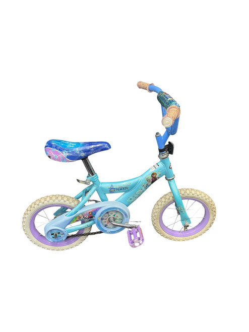 Vist Large View of Product Image Which is Used Huffy FROZEN Mountain Bike Girls Carolina Blue 12"