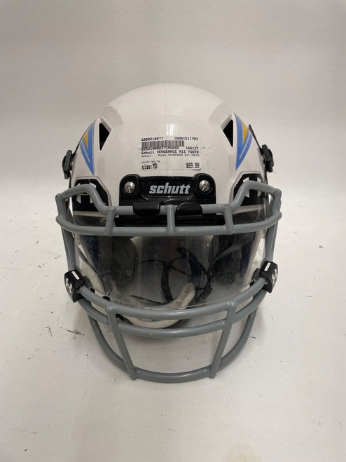 Vist Large View of Product Image Which is Used Schutt VENGEANCE A11 YOUTH FB Helmet White MD