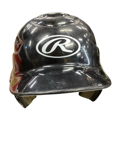 Vist Large View of Product Image Which is Used Rawlings BATTING HELMET Batting Helmet No Mask Black S/M
