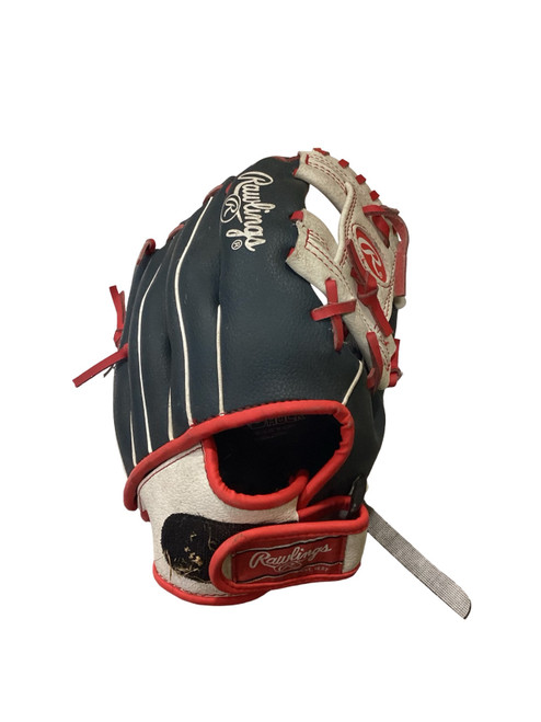 Vist Large View of Product Image Which is Used Rawlings PLAYERS SERIES 11 IN BB/SB Glove RH Throw Navy Blue 11"