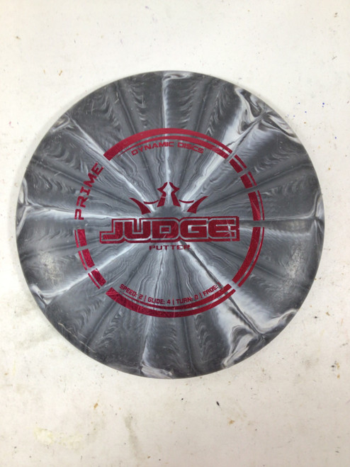 Vist Large View of Product Image Which is Used Dynamic Discs PRIME JUDGE Disc Golf Putter Grey 174g