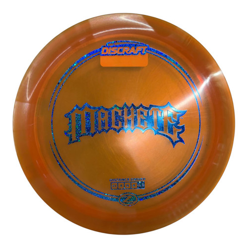 Vist Large View of Product Image Which is Used Discraft Z MACHETE Disc Golf Driver Orange 178g