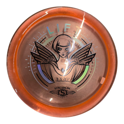 Vist Large View of Product Image Which is Used Streamline STREAMLINE LIFT Disc Golf Driver Orange 169g