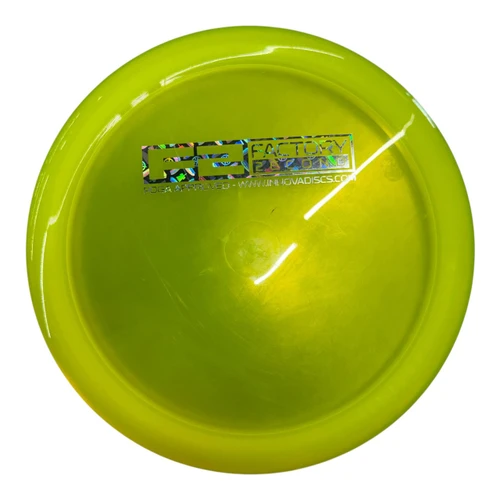 Vist Large View of Product Image Which is Used Innova F2 CHAMPION MAMBA Disc Golf Driver Yellow 173g