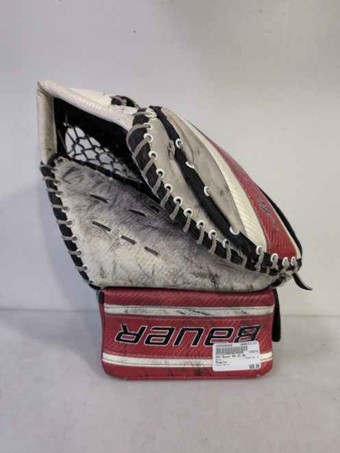 Vist Large View of Product Image Which is Used Bauer RX 10 Senior Goalie Catcher White