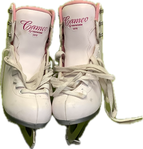 Vist Large View of Product Image Which is Used Jackson CAMEO 1850 WomensFigure Skate White Senior 4