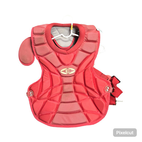 Vist Large View of Product Image Which is Used Easton ADULT CHEST PROTECTOR Catchers Chest Protector Red Adult