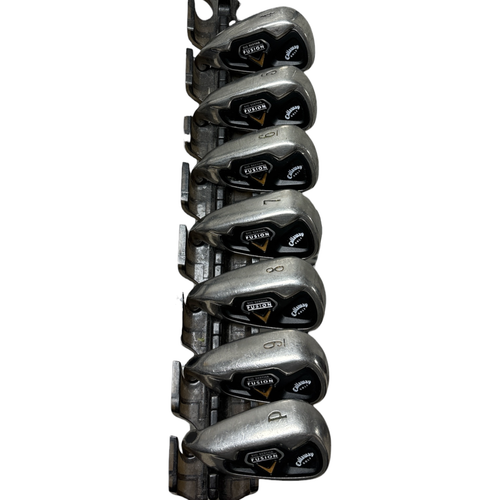 Vist Large View of Product Image Which is Used Callaway BIG BERTHA FUSION Mens Iron Set Left Hand 4I-PW