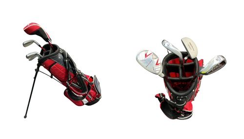 Vist Large View of Product Image Which is Used Powerbilt JUNIOR Jr Package Set LH Red 4 Piece