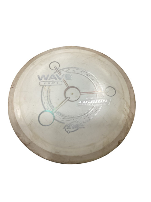 Vist Large View of Product Image Which is Used MVP WAVE Disc Golf Driver White 174g